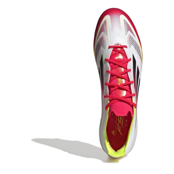 adidas F50 Soft Ground Football Boots – White/Red – view 5