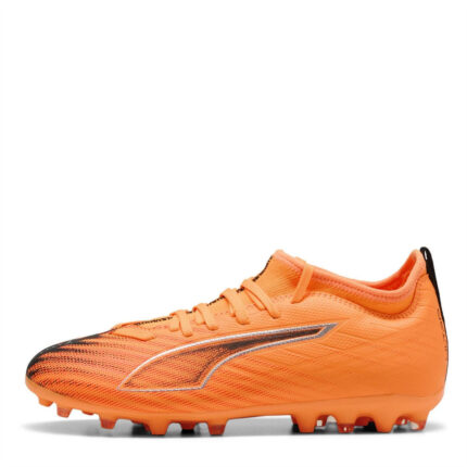 Puma Junior Multi-Ground Football Boots – HtFr-Blk-GlwRd – view 2
