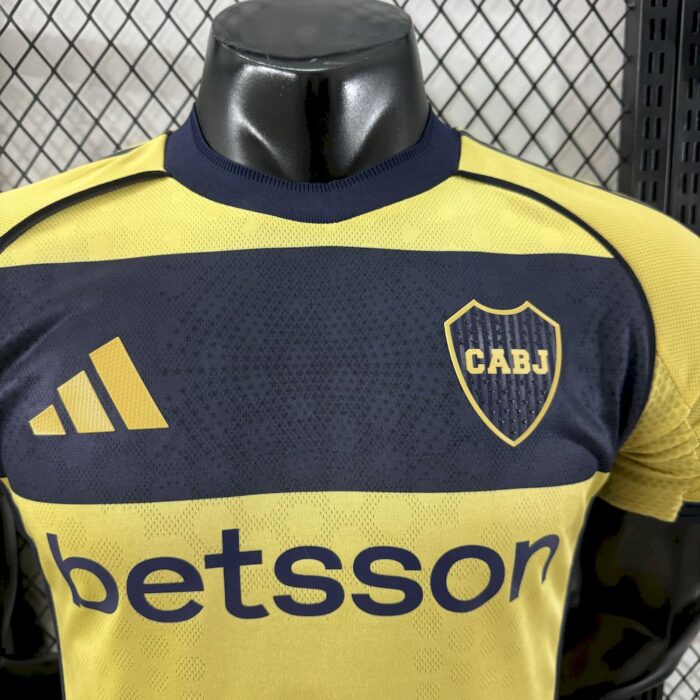 Mens Boca Juniors 2025/26 Away Jersey Player Version 4