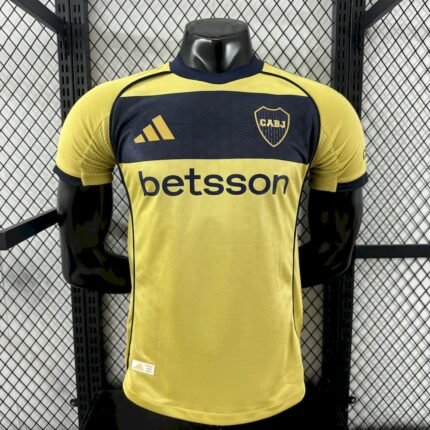Mens Boca Juniors 2025/26 Away Jersey Player Version