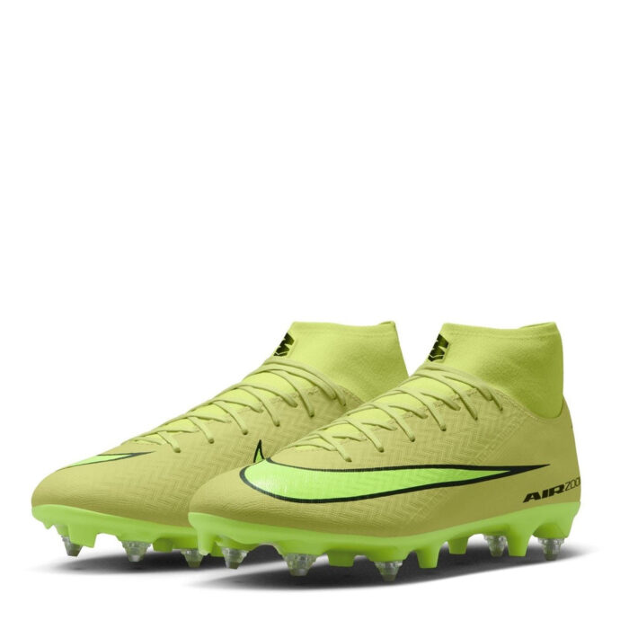 Nike Mercurial Superfly 10 Soft Ground Football Boots – Volt/Crimson – view 4