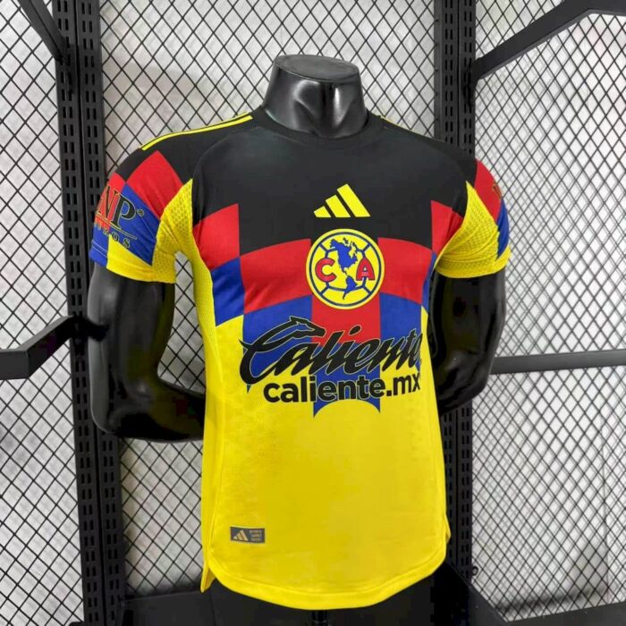 Mens Club America 2025/26 Home Jersey Player Version 6