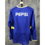 Retro Boca Juniors 2003/04 Home Long Sleeve Jersey - Image 2