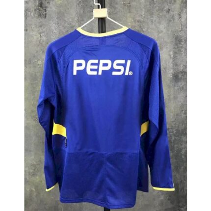 Retro Boca Juniors 2003/04 Home Long Sleeve Jersey – view 2