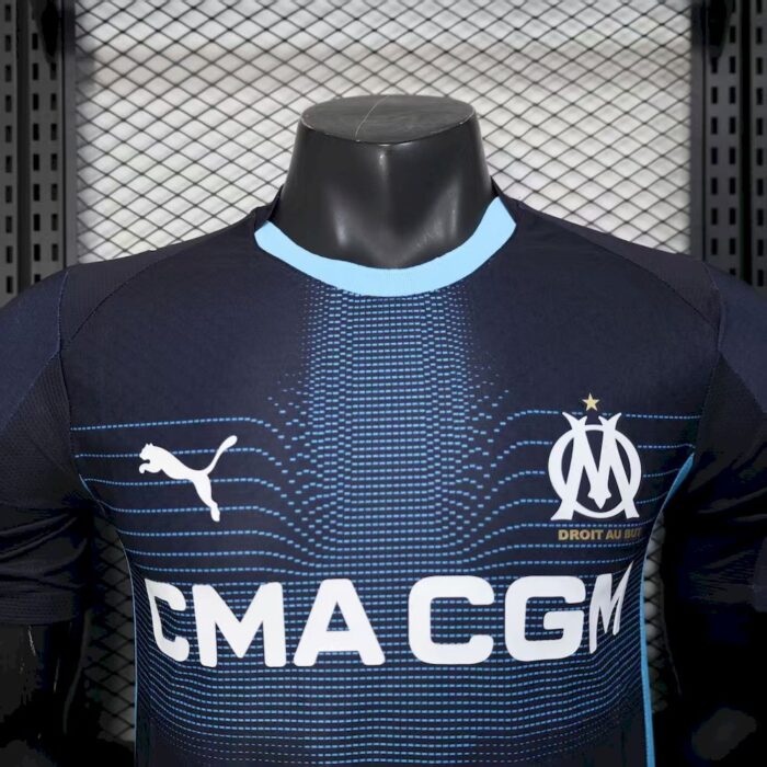Mens Olympique Marseille 2025/26 Away Jersey Player Version 4