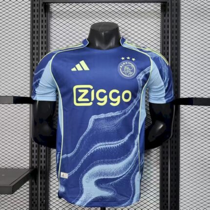 Mens Ajax 2025/26 Away Jersey Player Version