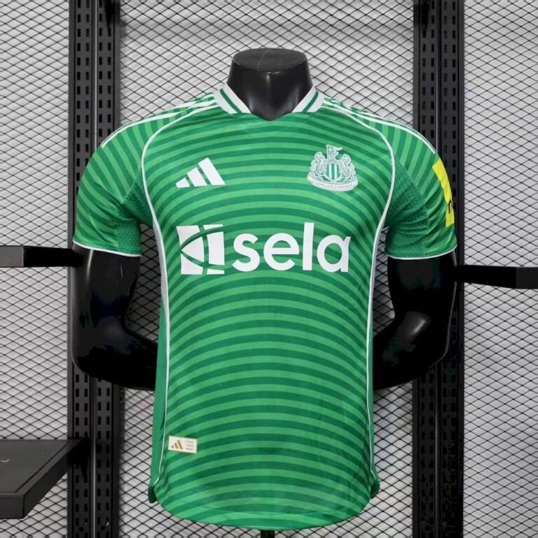 Mens Newcastle United 2025/26 Away Jersey Player Version