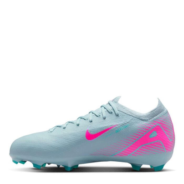 Nike Mercurial Vapor 16 Junior Firm Ground Football Boots – Grey/Pink – view 2