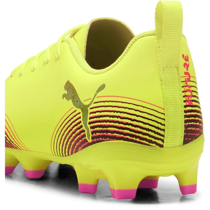 Puma Future 8 Junior Firm Ground Football Boots – Yellow/Black – view 5