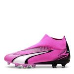 Puma Ultra Firm Ground Football Boots – Pink/White/Blk - Image 2