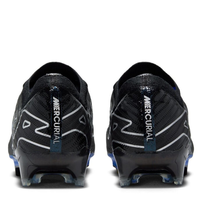 Nike Zoom Mercurial Vapor 15 Junior Firm Ground Football Boots – Black/Chrome – view 5