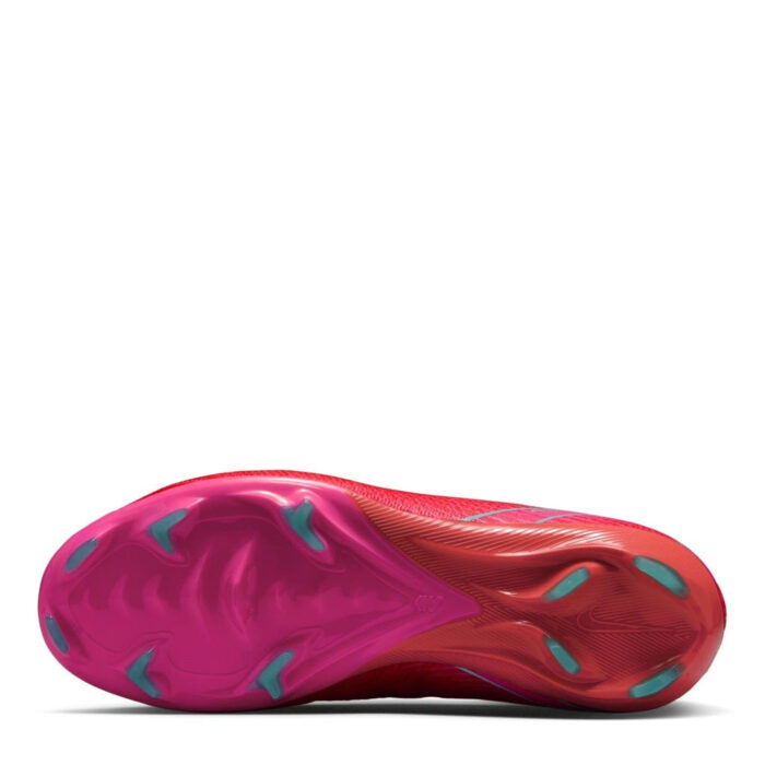 Nike Mercurial Vapor 16 Junior Firm Ground Football Boots – Red/Green – view 3