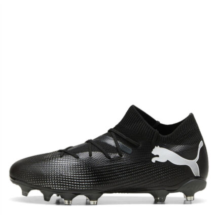 Puma Womens Future 7 Firm Ground Football Boots – Black/White – view 2