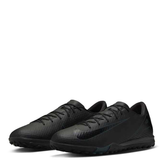 Nike Mens Zoom Mercurial Vapor 16 Turf Football Boots – Black/Green – view 4