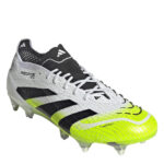 adidas Predator Soft Ground Football Boots – White/Blk/Lemon – view 2