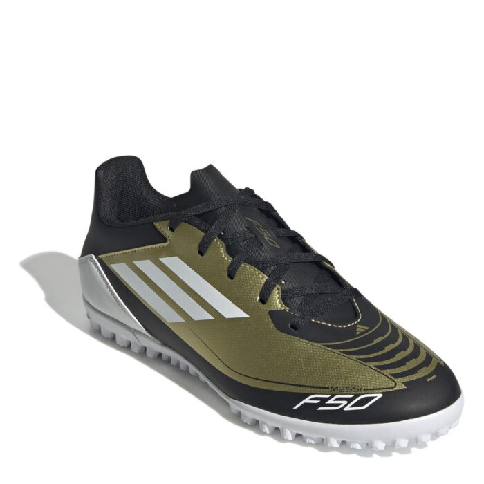adidas F50 Turf Football Boots – Gold/Black - Image 3