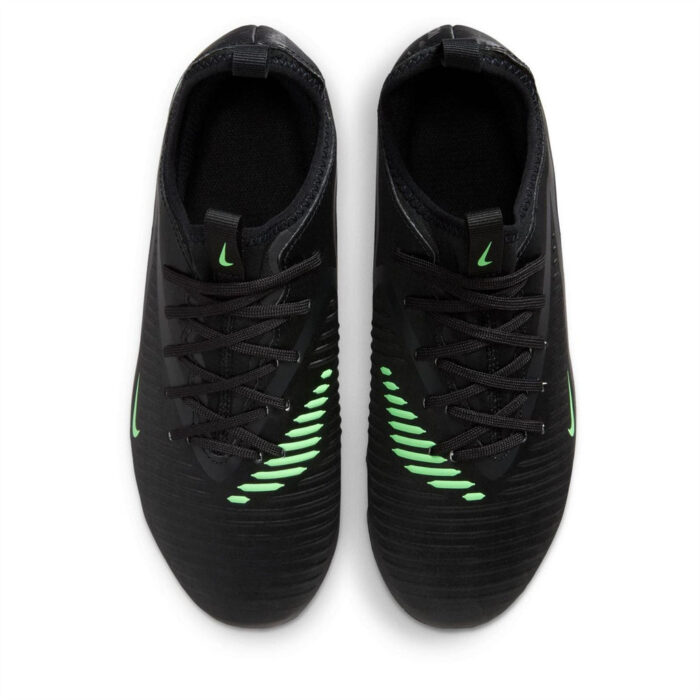 Nike Phantom 6 Junior Firm Ground Football Boots – Black/Green – view 6