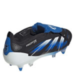 adidas Predator Soft Ground Football Boots – Black/Blue – view 4