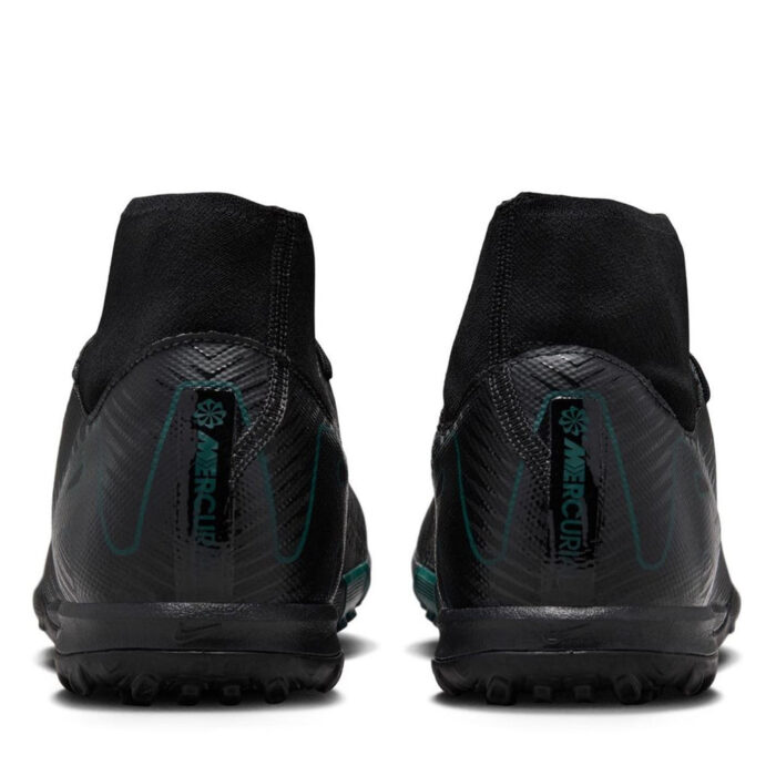 Nike Mercurial Superfly 10 Turf Football Boots – Black/Green – view 5
