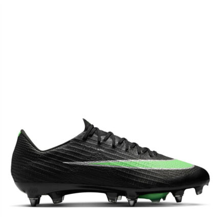 Nike Air Zoom Mercurial Superfly Xi Soft Ground Football Boots – Black/Green