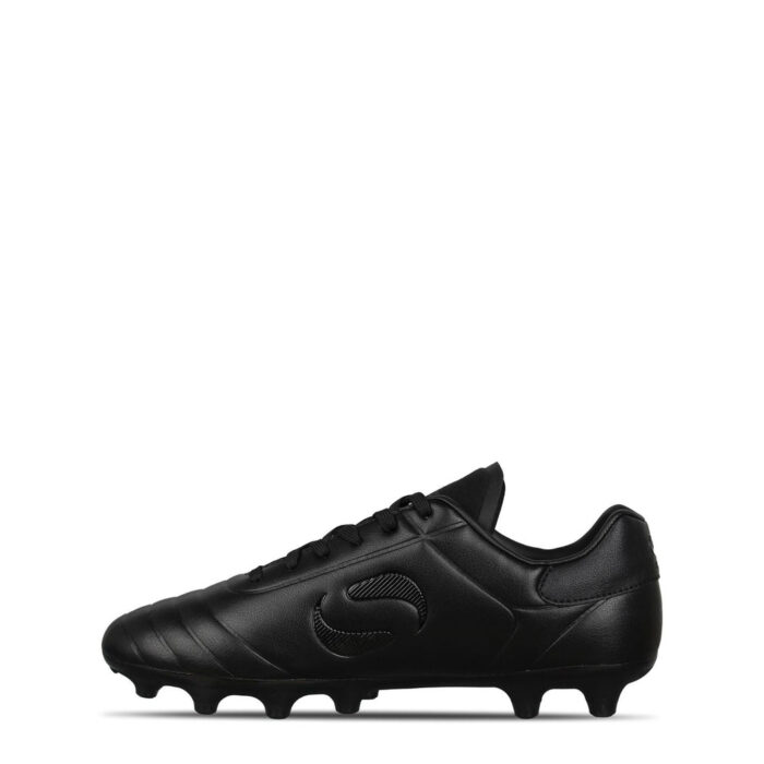Sondico Strike Junior Firm Ground Football Boots – Black/Black – view 2