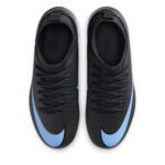 Nike Mercurial Superfly 10 Junior Firm Ground Football Boots – Black/Blue – view 6