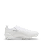 Puma Ultra 5 Firm Ground Football Boots – White/White – view 4