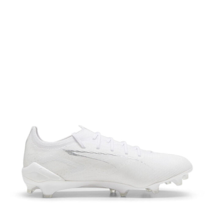 Puma Ultra 5 Firm Ground Football Boots – White/White – view 4