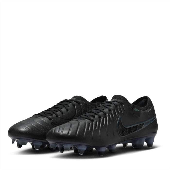 Nike Tiempo Legend 10 Soft Ground Football Boots – Black/Green – view 4