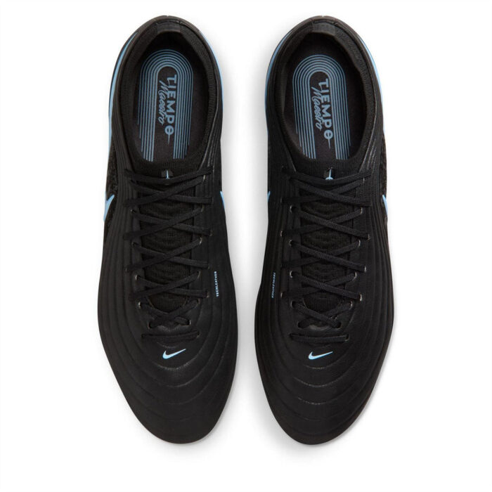Nike Tiempo Soft Ground Football Boots – Black/Blue – view 6