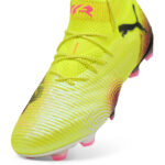 Puma Future 8 Firm Ground Football Boots – Yellow/Black – view 6