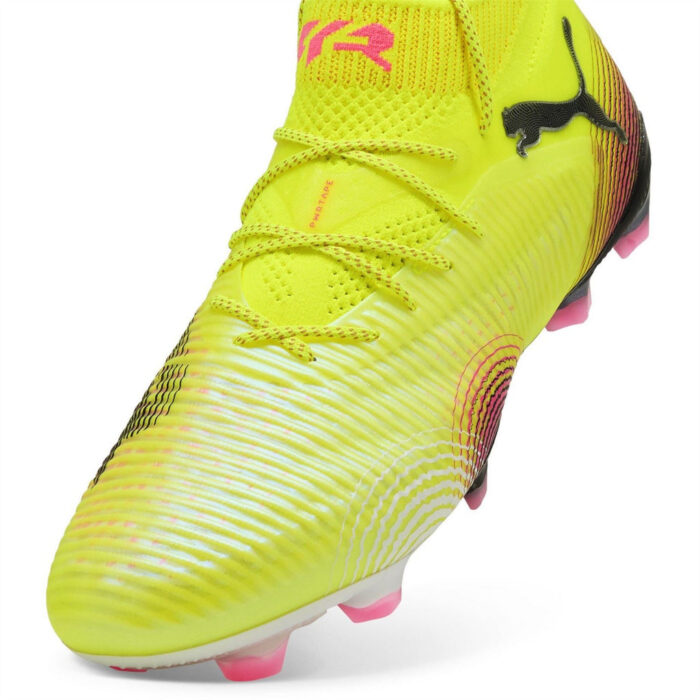 Puma Future 8 Firm Ground Football Boots – Yellow/Black – view 6