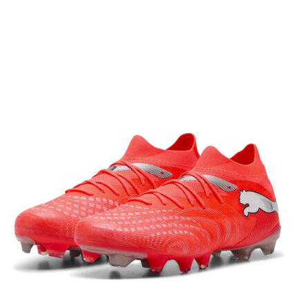 Puma Future 9 Firm Ground Football Boots – Red/Silver