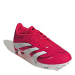 adidas Predator Junior Soft Ground Football Boots – Red/White – view 3