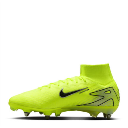 Nike Zoom Mercurial Superfly 10 Soft Ground Football Boots – Volt/Black – view 2