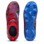 Puma Future 8 Junior Firm Ground Football Boots – Red/Blue - Image 3