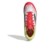 adidas F50 Junior Turf Football Boots – White/Red – view 5