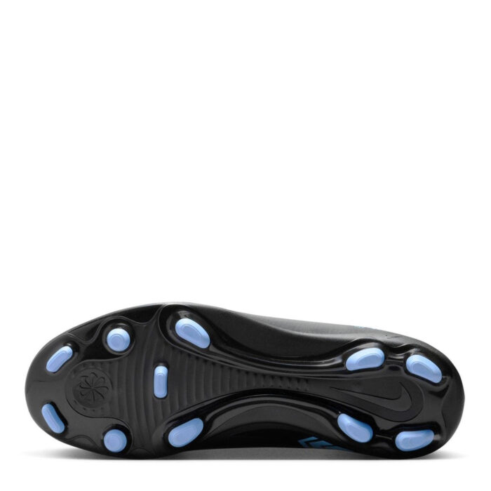 Nike Mercurial Superfly 10 Junior Firm Ground Football Boots – Black/Blue – view 3