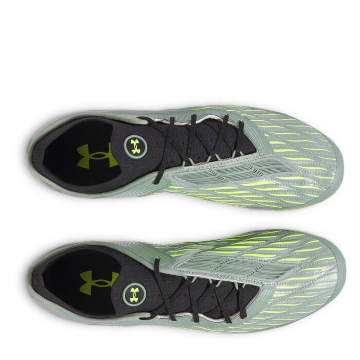 Under Armour Magnet Junior Firm Ground Football Boots – Green – view 4