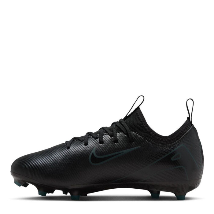 Nike Zoom Mercurial Vapor 16 Junior Firm Ground Football Boots – Black/Green – view 2