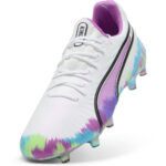 Puma Womens King Firm Ground Football Boots – White/Purple – view 6