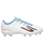 Skechers Skx.2 Junior Firm Ground Football Boots – White/Blue