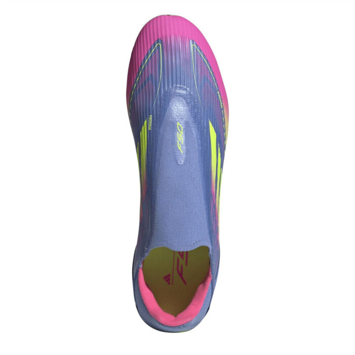 adidas F50 Firm Ground Football Boots – Blue/Lemon - Image 6