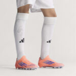 adidas F50 Firm Ground Football Boots – Orange/Blue – view 3