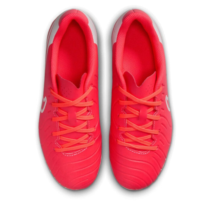 Nike Tiempo Legend 10 Junior Firm Ground Football Boots – Red/White – view 6
