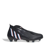 adidas Predator + Firm Ground Football Boots – Black/White
