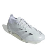 adidas Predator 24 Firm Ground Football Boots – White/Silver – view 3