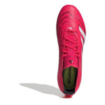 adidas Predator Soft Ground Football Boots – Red/White – view 5