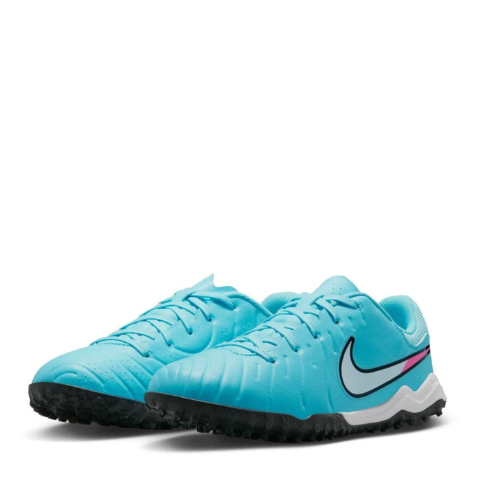 Nike Tiempo Legend 10 Junior Turf Football Boots – Blue/White - Image 4