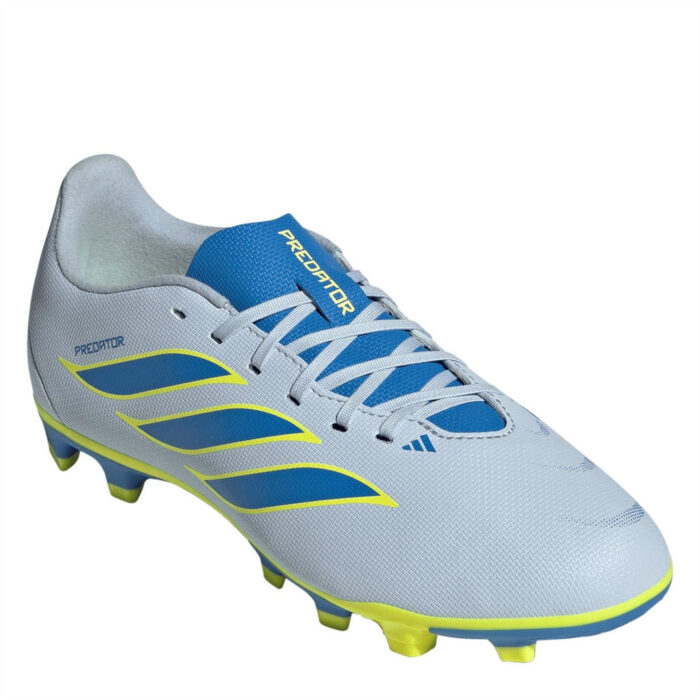 adidas Predator Junior Firm Ground Football Boots – Blue/Yellow - Image 3